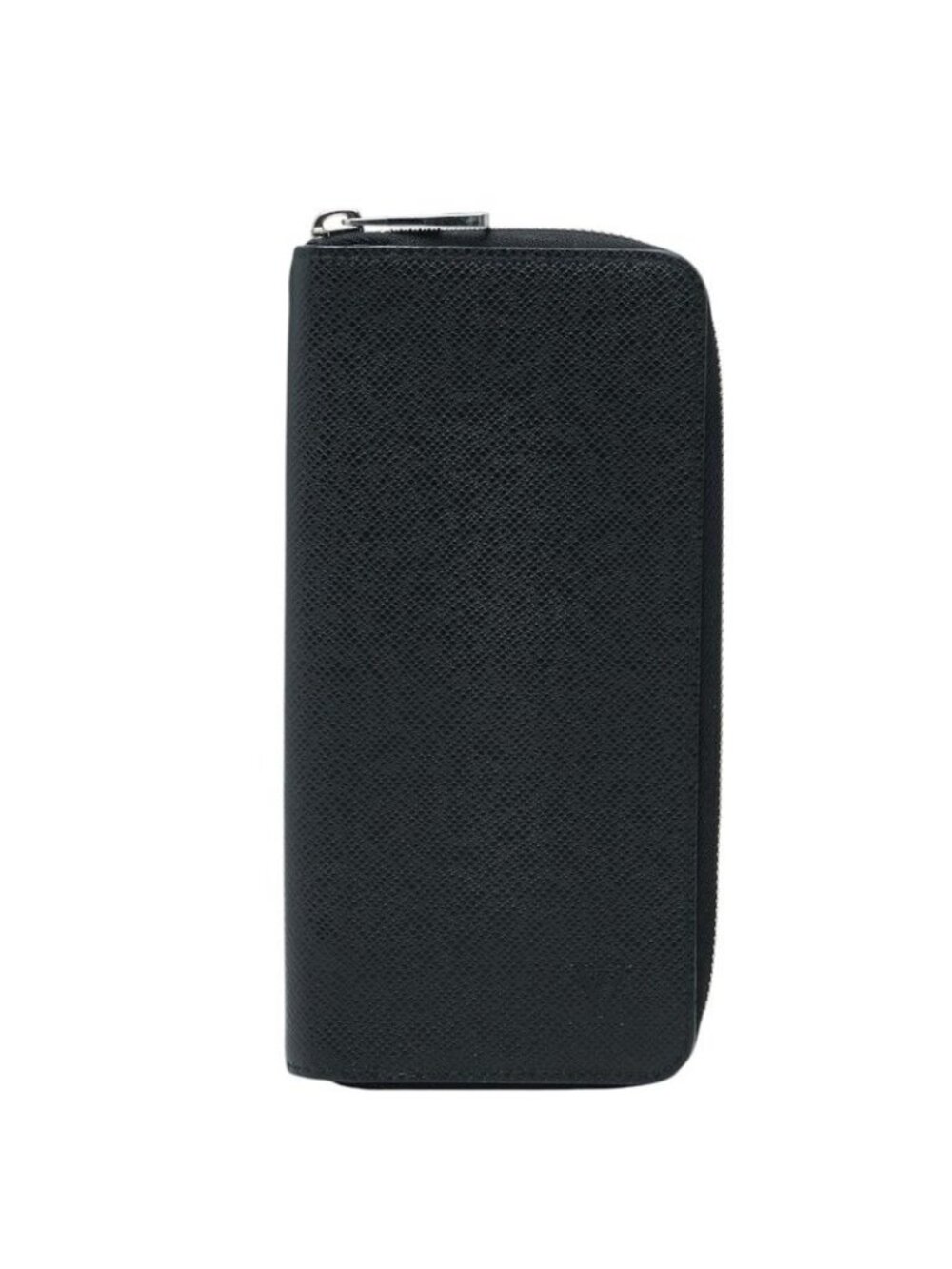 Louis Vuitton Taiga Zippy Wallet Vertical Noir Black Leather